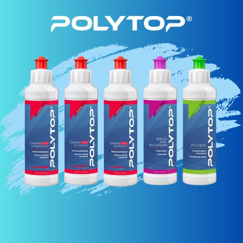 POLYTOP Komplett polírozó paszta készlet 5 x 250 ml